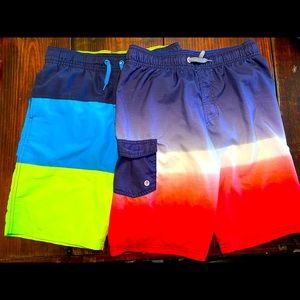 Boys’ swim trunks - lot of 2